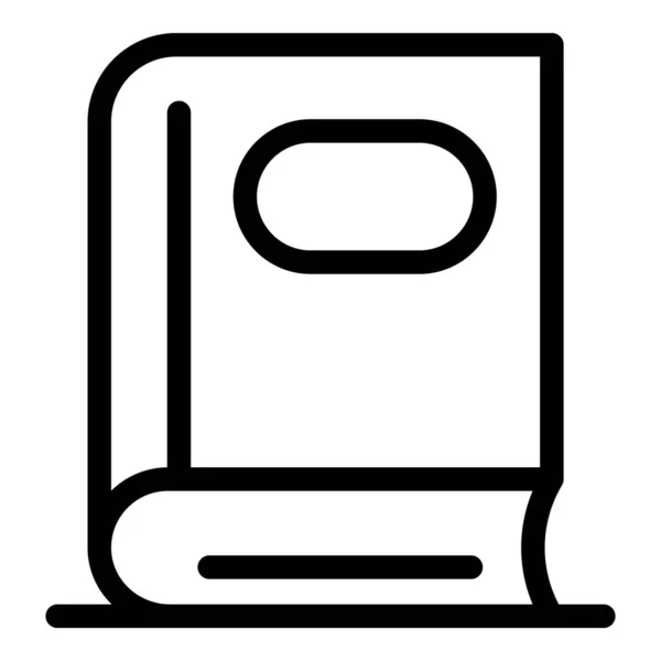 Icône Phonebook, style contour — Image vectorielle