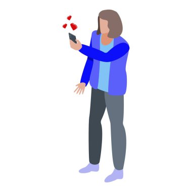 Modern vloger simgesi, izometrik biçim