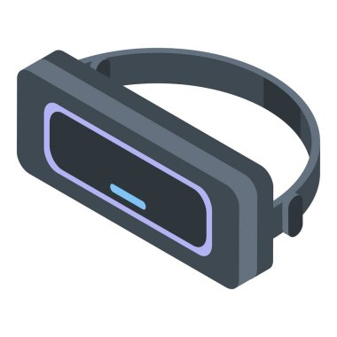 Oyun gözlüğü simgesi, izometrik biçim