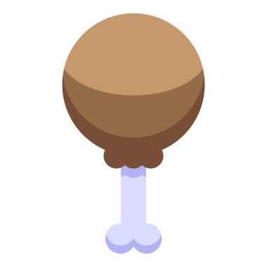 Taş Devri et simgesi, izometrik stil