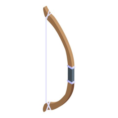 Taş Devri yay simgesi, izometrik biçim