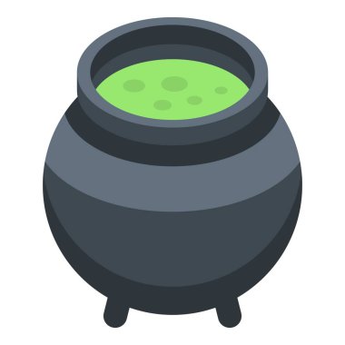 Cadıların kazan simgesi, izometrik biçim