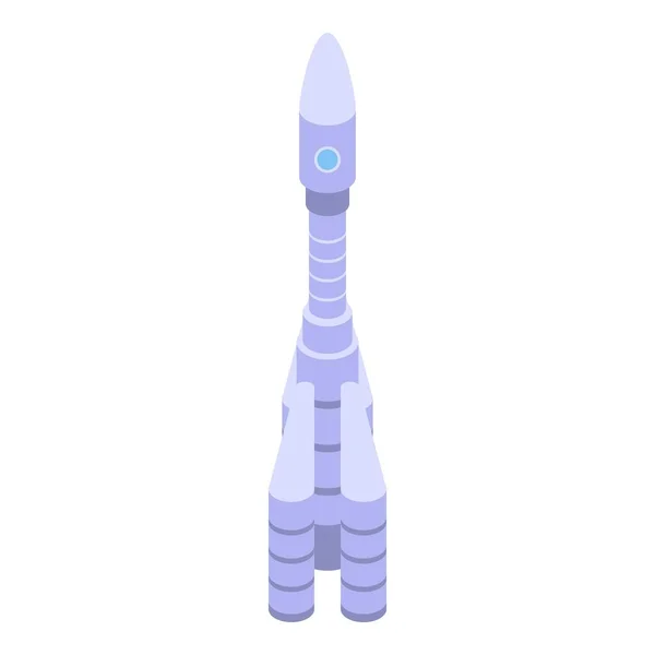 Spaceship icon, isometric style — Stock Vector