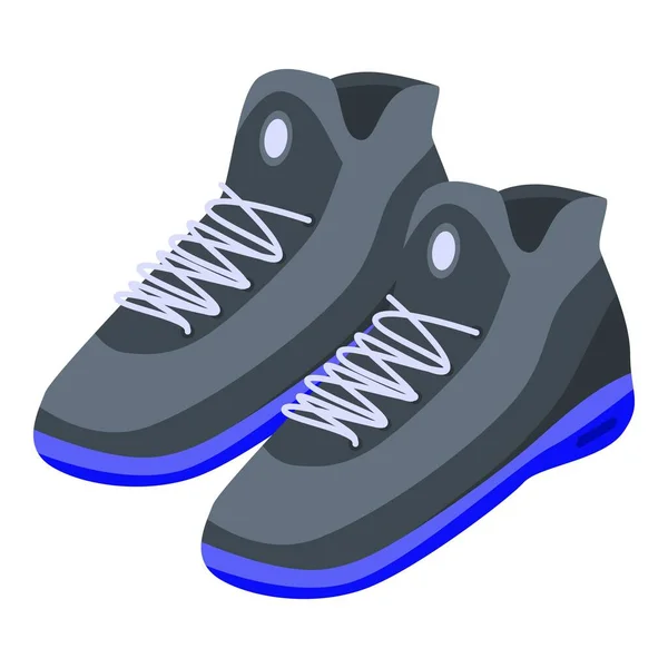 Zapatillas de baloncesto icono, estilo isométrico — Vector de stock