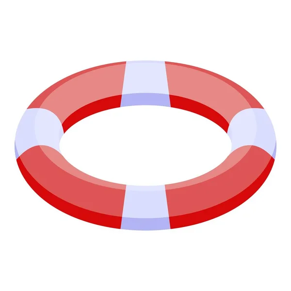 Lifebuoy icon, isometric style — 스톡 벡터