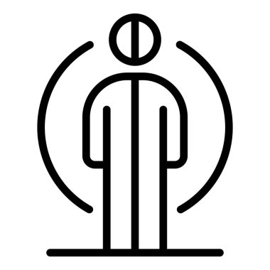 Yetişkin ırkçılığı simgesi, özet tarzı