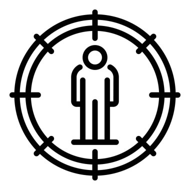 Irkçılık yok hedef simgesi, ana hat biçimi