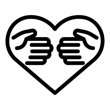 Sevgi simgesi, taslak biçimi