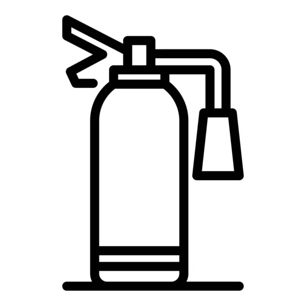 Ikona sprzętu gaśniczego w stylu zarysu — Wektor stockowy