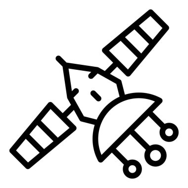 Telekomünikasyon uydu simgesi, özet biçimi