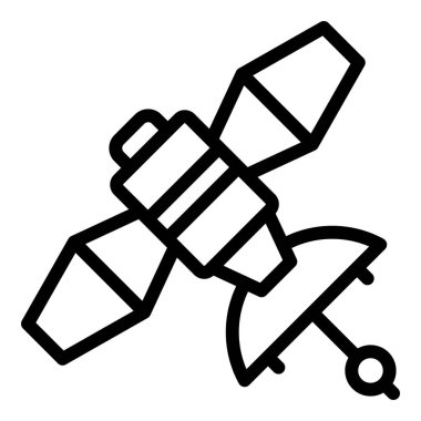 Gezegen yapay uydu simgesi, özet biçimi