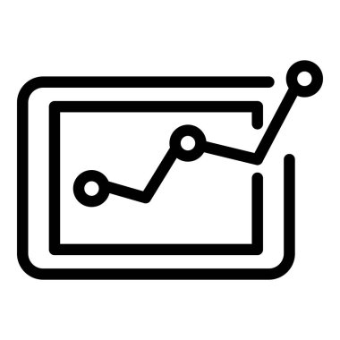Finans grafik çizelgesi simgesi, özet biçimi