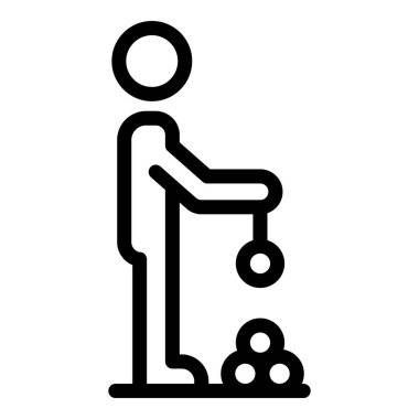 Yerçekimi topları simgesi, özet biçimi