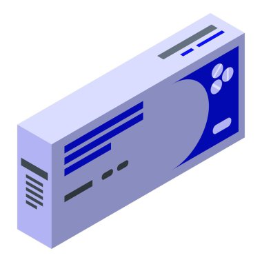 Dose hap paketi simgesi, izometrik biçimi