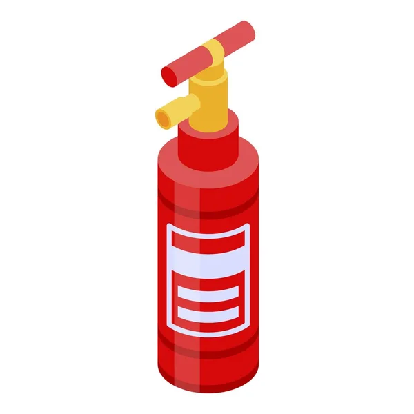 Fire extinguisher icon, isometric style — Stock Vector