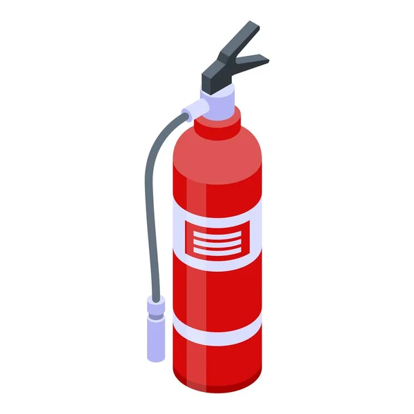 Prevention fire extinguisher icon, isometric style — Stock Vector
