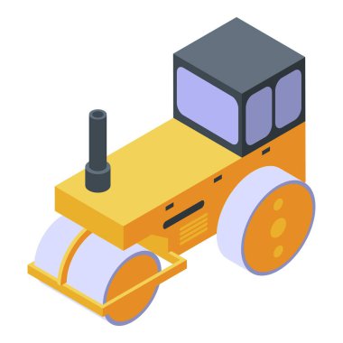 Yol silindiri simgesi, izometrik biçim