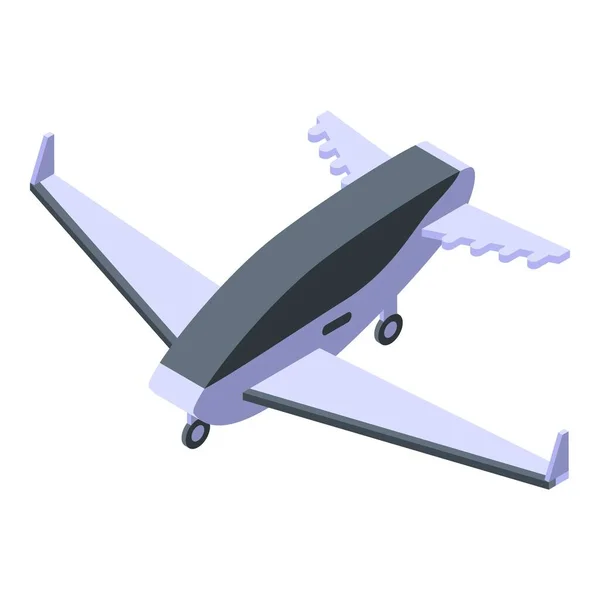 İnsansız uçak taksi simgesi, izometrik stil — Stok Vektör