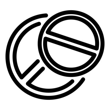 Aspirin hapı simgesi, taslak biçimi