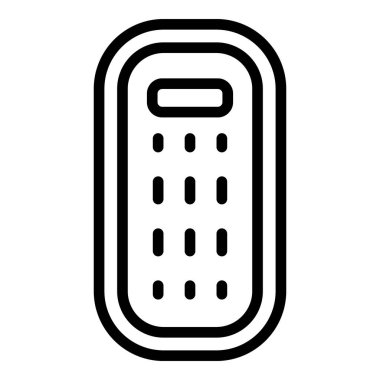 Şişirilebilir şilte simgesi, özet biçimi