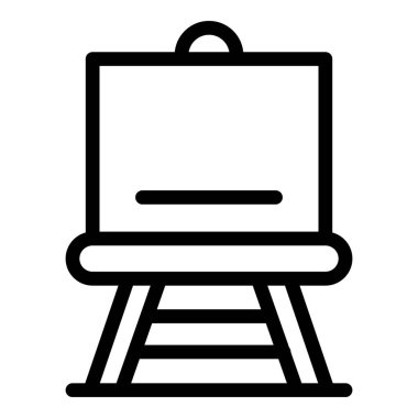 Sanatçı sehpası simgesi, taslak biçimi