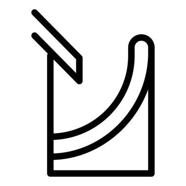 Yapı olukları simgesi, ana hat biçimi