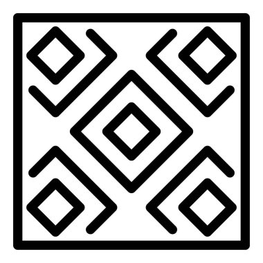 Süs kaldırım simgesi, taslak biçimi