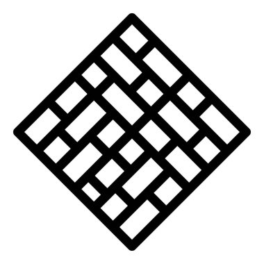 Rombic kaldırım simgesi, özet biçimi