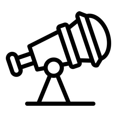 Astronomi teleskop simgesi, özet biçimi