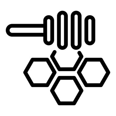 Kaşık bal tarağı simgesi, özet biçimi