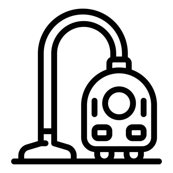 Vacuum cleaner icon, outline style — Stock Vector