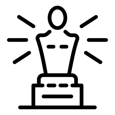 Oscar ödülü ikonu, taslak biçimi