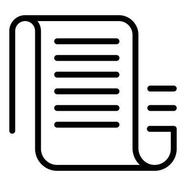 Senaryo kaydırma simgesi, özet biçimi