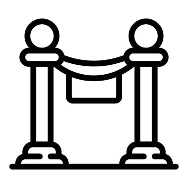 Bariyer kordonu simgesi, özet biçimi