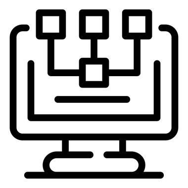 Pazarlama planı simgesi, özet biçimi