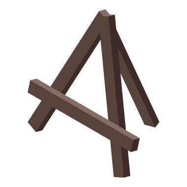 Easel duruşu simgesi, izometrik biçim