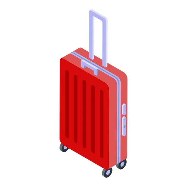 Icono de bolsa de viaje, estilo isométrico — Vector de stock