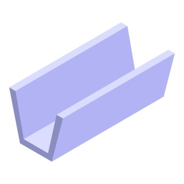 Satır oluğu simgesi, izometrik biçim