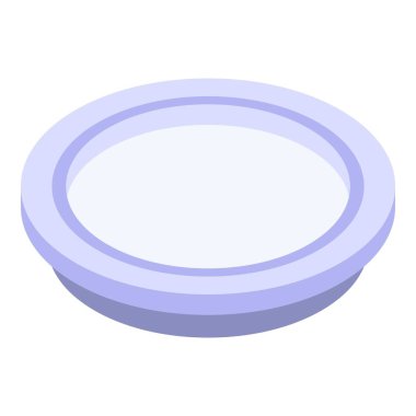 Çay seremonisi halka simgesi, izometrik biçim