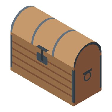 Sihirbaz dower göğüs simgesi, izometrik biçim