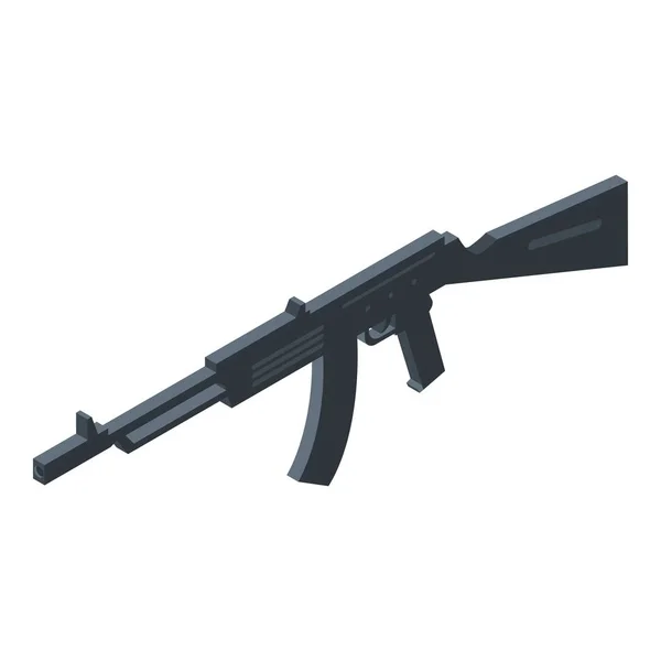 Rifle icoon, isometrische stijl — Stockvector