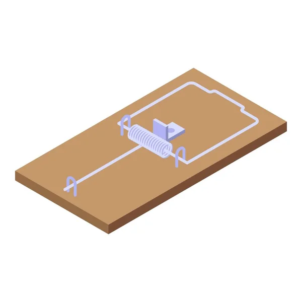 Muizenval icoon, isometrische stijl — Stockvector