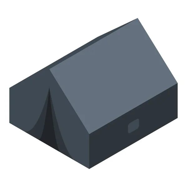 Wandeltent icoon, isometrische stijl — Stockvector