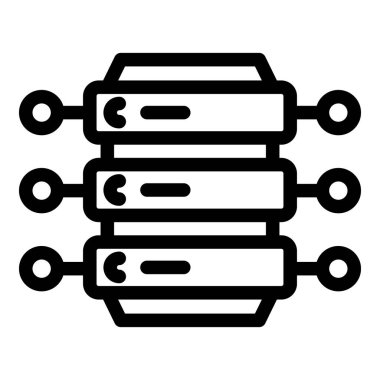 Dijital sunucu veri simgesi, özet biçimi