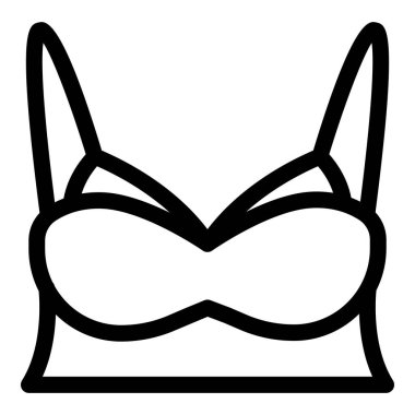 Bralette üst simgesi, özet biçimi