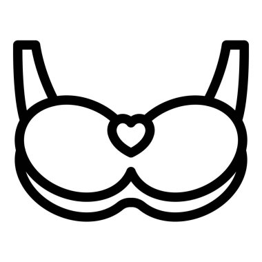 Kadın iç çamaşırı simgesi, dış hat biçimi