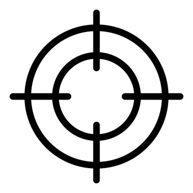 Silah hedef simgesi, taslak biçimi