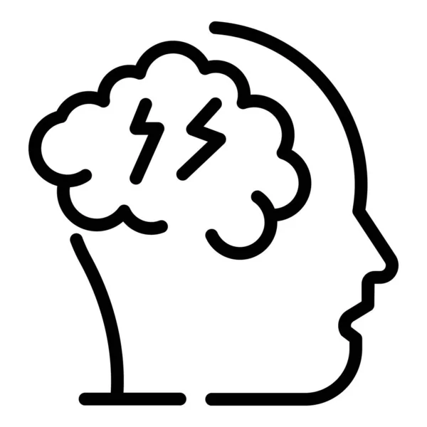 Migren simgesi, özet biçimi — Stok Vektör