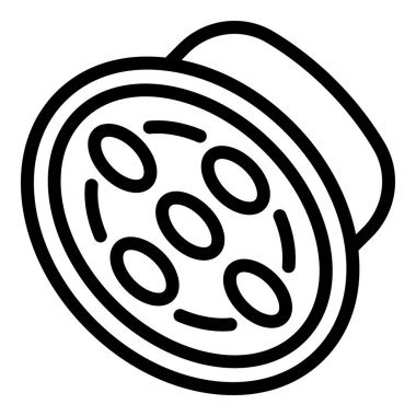 Hastane lambası ikonu, taslak biçimi