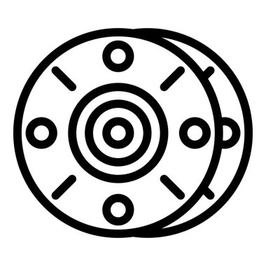 Balıkçı makarası simgesi, taslak biçimi